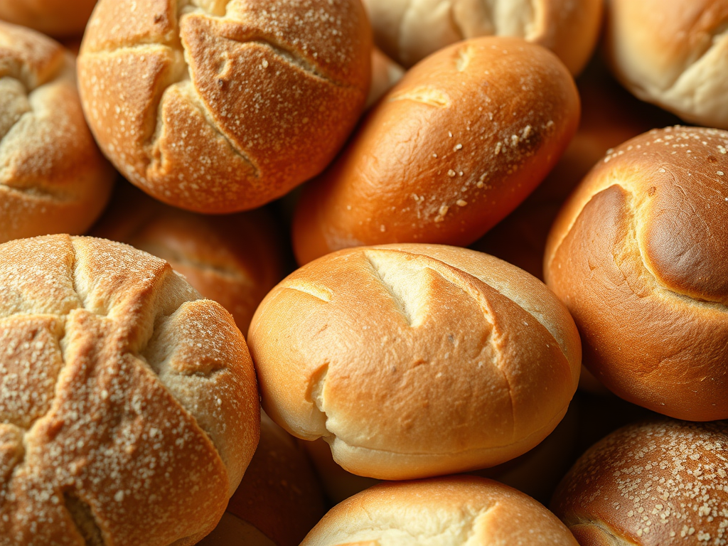 gluten free digestive health — bread rolls representing gluten and gut symptoms