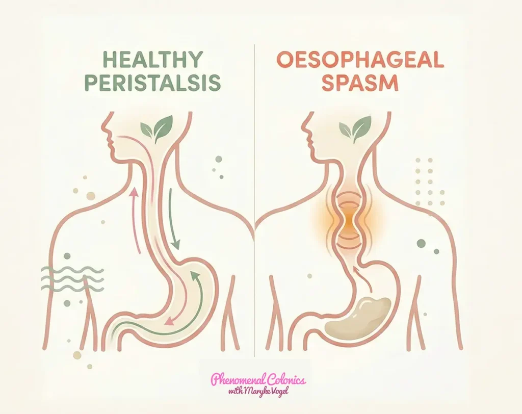 healthy peristalsis vs oesophageal spasm diagram Phenomenal Colonics